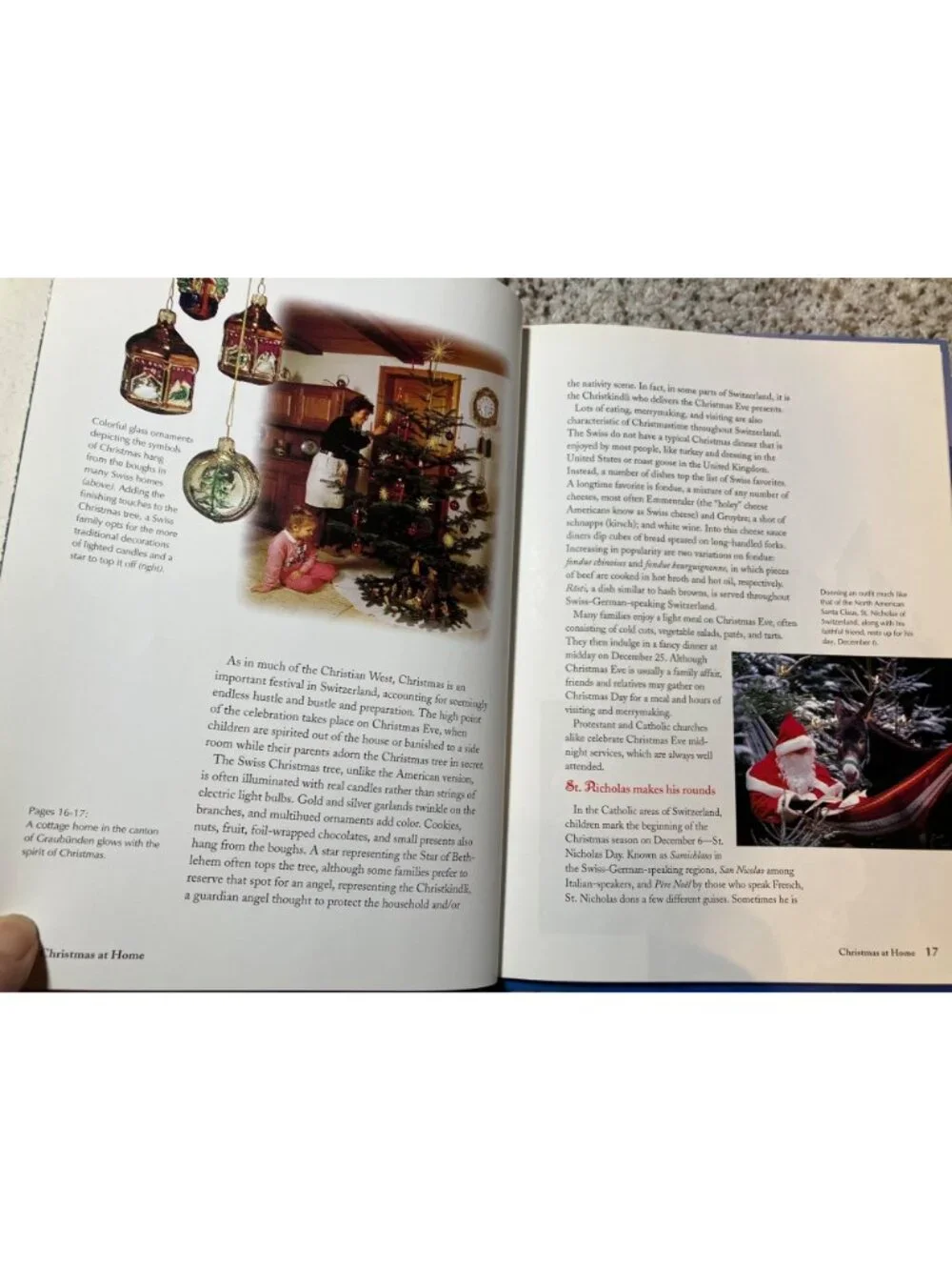 Christmas in Switzerland Christmas Around the World Hardcover Book